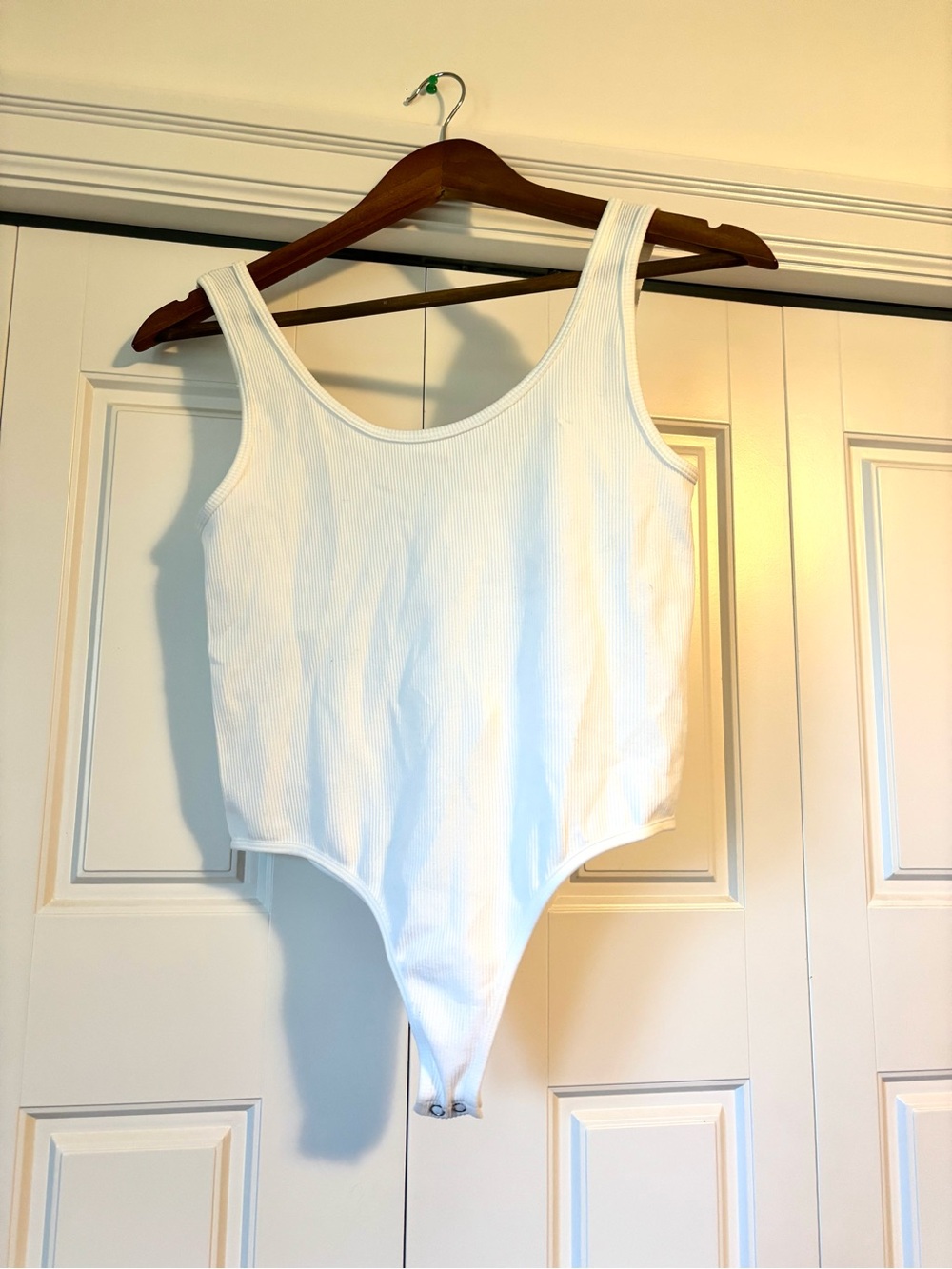 ☀️ Sugar Rain ☀️ white ribbed bodysuit